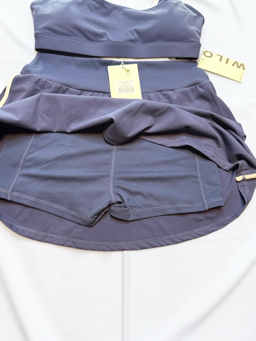 Wilo the Label Navy Athletic Skort set with NWT - Picture 4 of 11